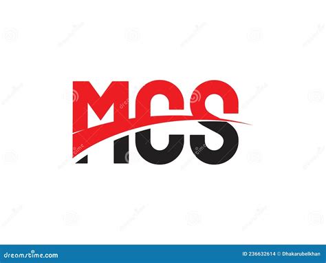 MCS Letter Initial Logo Design Stock Vector - Illustration of ...