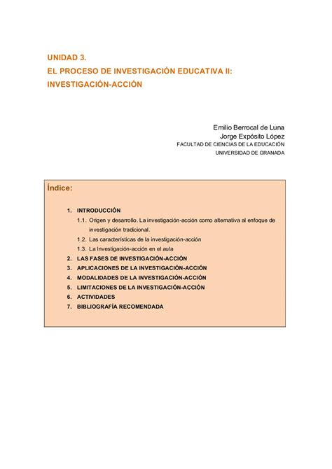 Calaméo UNIDAD 2 Investigación Acción