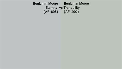 Benjamin Moore Eternity Vs Tranquility Side By Side Comparison