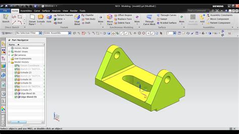 Unigraphics NX Modeling Learning Design Tutorial NX 9 0 YouTube