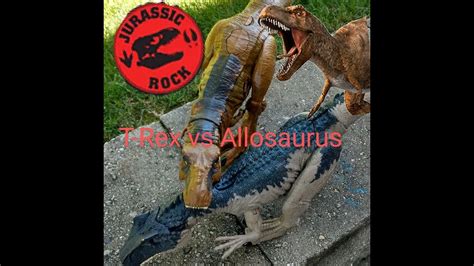 T Rex Vs Allosaurus Youtube