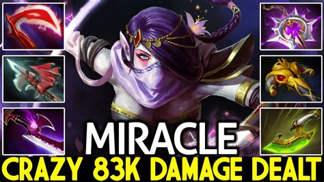 MIRACLE Templar Assassin Crazy 83K Damage Dealt Hard Game Dota 2