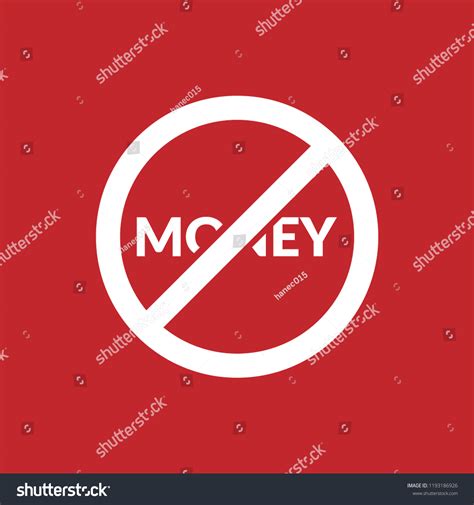 No Money Sign Stock Vector (Royalty Free) 1193186926 | Shutterstock