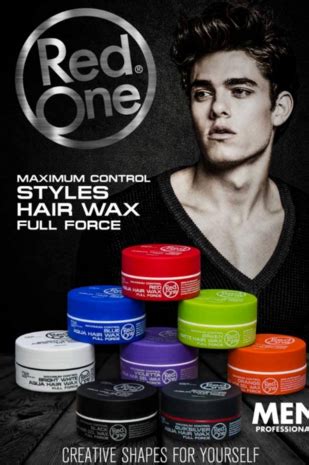 Red One Quicksilver Aqua Hair Wax Full Force Maximum Control