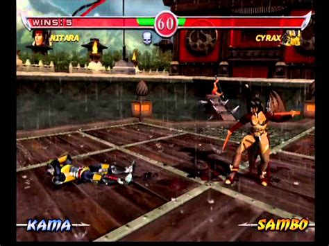 Mortal Kombat Deadly Alliance Playstation 2 Arcade As Nitara Youtube