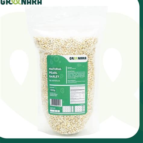 Jual IdIi7I2 Natural Pearl Barley Biji Jali Jali 500gr Shopee