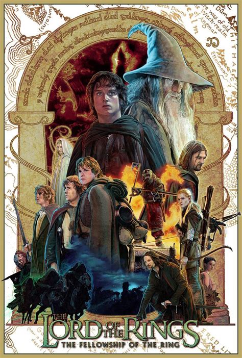 The Lord Of The Rings The Fellowship Of The Ring By Troy Adams Home