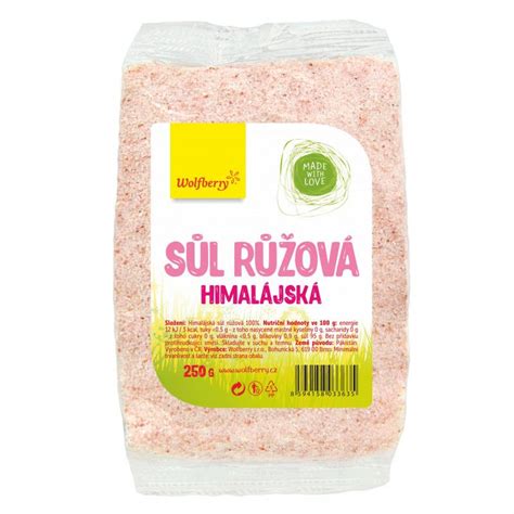 Różowa sól himalajska Wolfberry GymBeam pl