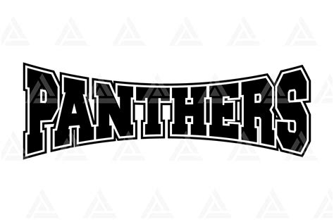 Panthers Svg Cut File Graphic By Svgvectormonster Creative Fabrica