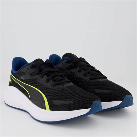 Tênis Puma Skyrocket Lite Preto Marinho e Verde FutFanatics