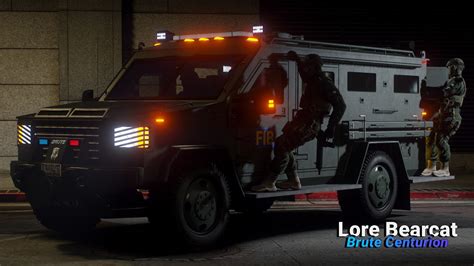 Lore Friendly Lenco Bearcat Brute Centurion Add On Fivem Template