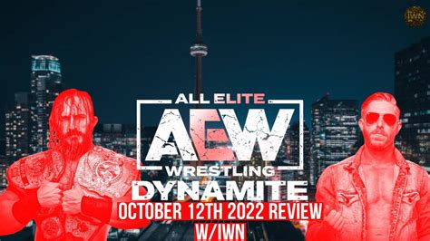 Aew Dynamite 10122022 Review Orange Cassidy Beats Pac To Become The