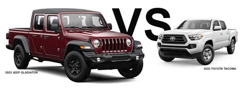 Jeep Gladiator Versus The Competition