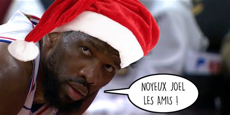 Joel Embiid absent pour le Christmas Day noyeux Joël à tous