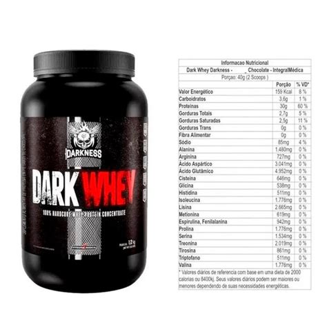 Dark Whey Kg Darkness Integralmedica Fox Suplementos