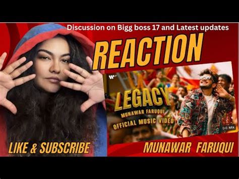 Reaction Of Munawar Legacy Official Music Video Ganesh Acharya