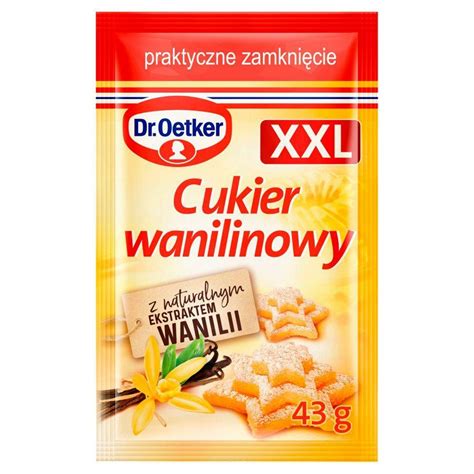 Dr Oetker Cukier Wanilinowy Xxl 43g 12370562077 Allegropl