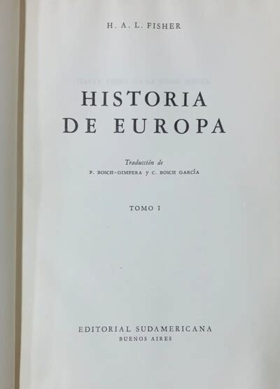 Ecolectura Historia De Europa Tomo I Tapa Dura