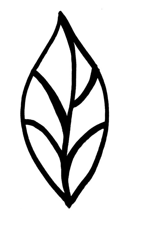 Stencil Leaves - ClipArt Best