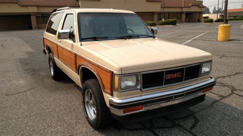 85 Gmc S15 Jimmy Teak Woody Unmolested Survivor Very Good Original