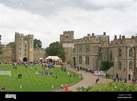 Warwick castle England UK Stock Photo - Alamy