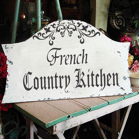 French Country Kitchen Stencil - Reusable Stencil This is for a reusable stencil as in photo #3 ...