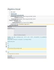 Lgebra Lineal Autocalificables Semana Docx Lgebra Lineal Mis