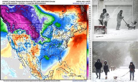 Arctic Blast Bringing Temperatures Of 50f 78 Degrees Below Normal