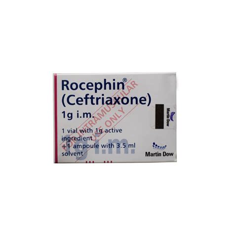 Rocephin Im Inj 1gm 1vial Price In Pakistan