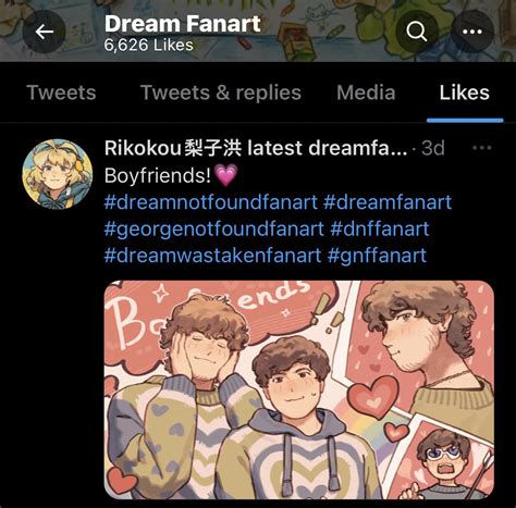 Alex 💙💚 On Twitter Dream Has Liked Fanart Of Dnf Kissing In The Snow