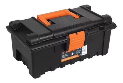 Caja Para Herramienta Amplia De 14 Color Naranja 19854 MercadoLibre