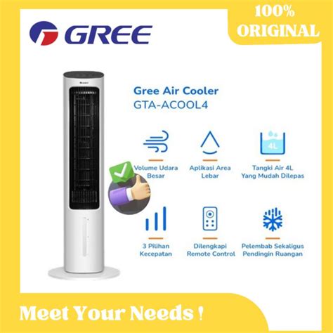 Jual AIR COOLER GREE GTA ACOOL4 PENYEJUK UDARA TOWER FAN PORTABLE 4