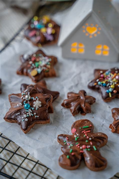 Schoko Anis Lebkuchen Plätzchen Einfach Malene