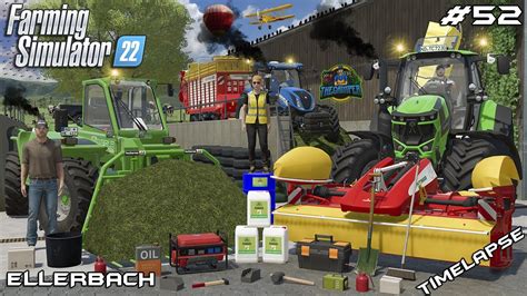 Helping Kedex With First Grass Silage Of The Year Ellerbach Farming Simulator 22 Episode