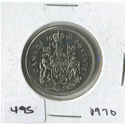 CANADIAN 50 CENT COIN (1970)