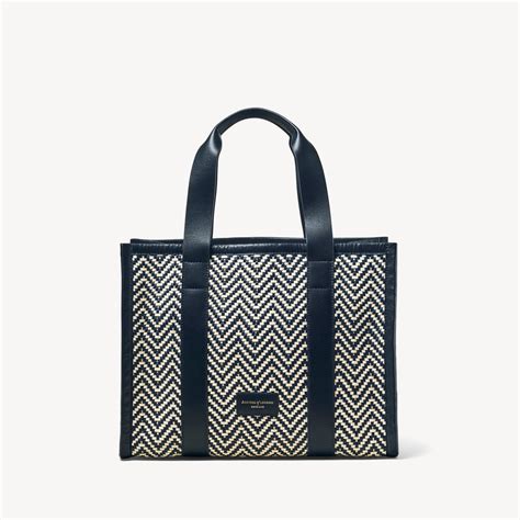 The Henley Tote Raffia Tote Bags Aspinal Of London