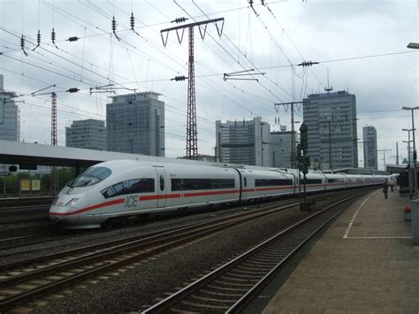 DB ICE 3 als ICE 614 von München nach Dortmund ,Ausfahrt in Essen Hbf ...