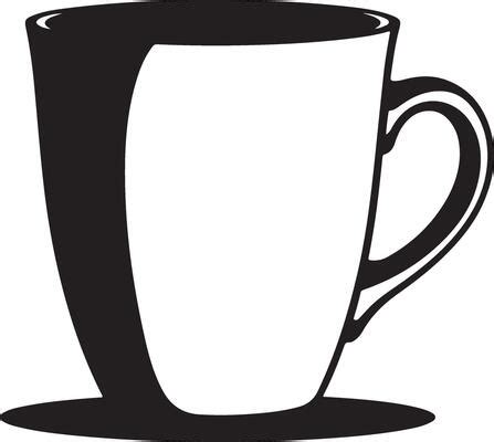 Coffee Cup Black And White Vector Art, Icons, and Graphics for Free ...