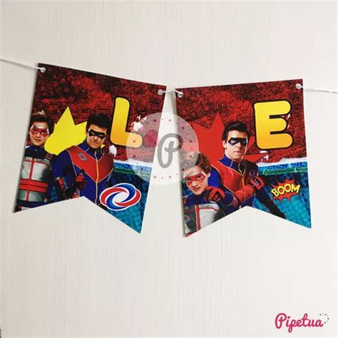 Banderin Feliz Cumple Henry Danger Impreso Guirnalda Deco En Venta En