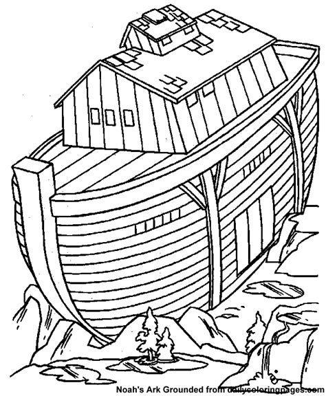 Noah Ark Coloring Pages To Download And Print For Free