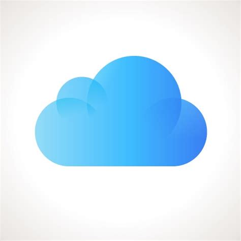 Blue cloud Royalty Free Vector Image - VectorStock