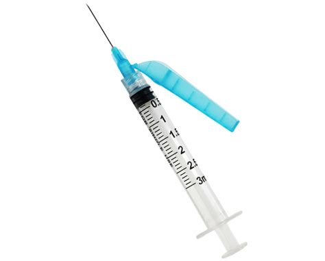 LUER SLIP OR LUER LOCK SYRINGE WITH A SAFETY NEEDLE 5 ML 020221