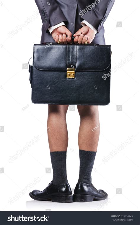 Nude Businessman Isolated On White Stock Photo 121136743 Shutterstock