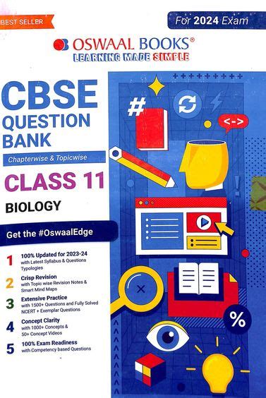 Buy Biology Class 11 Oswaal Cbse Question Bank Chapter Wise And Topic Wise Solved Paper For 2024