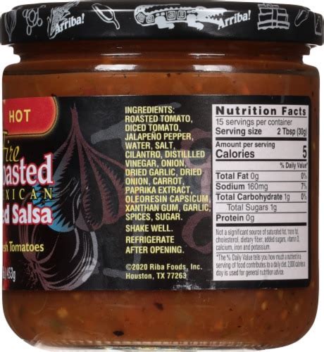 Arriba Mexican Hot Red Salsa 16 Oz King Soopers