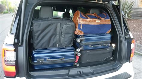 Chevy Tahoe Luggage Test How Much Fits Behind The Third Row Autoblog