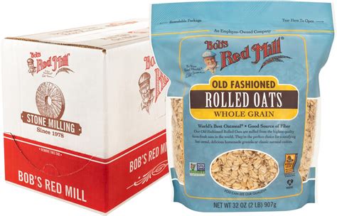 Amazon Bob S Red Mill Organic Old Fashioned Rolled Oats Ounce