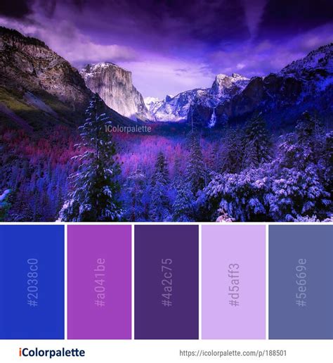 Color Palette Ideas From 693 Winter Images Icolorpalette Lavender Color Palette Color