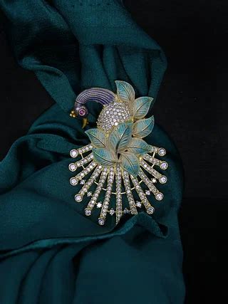 Artistic Peacock-Inspired Designer Ring