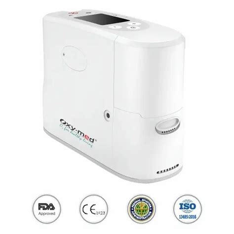 oxymed portable oxygen concentrator continuous flow  lpm  rs